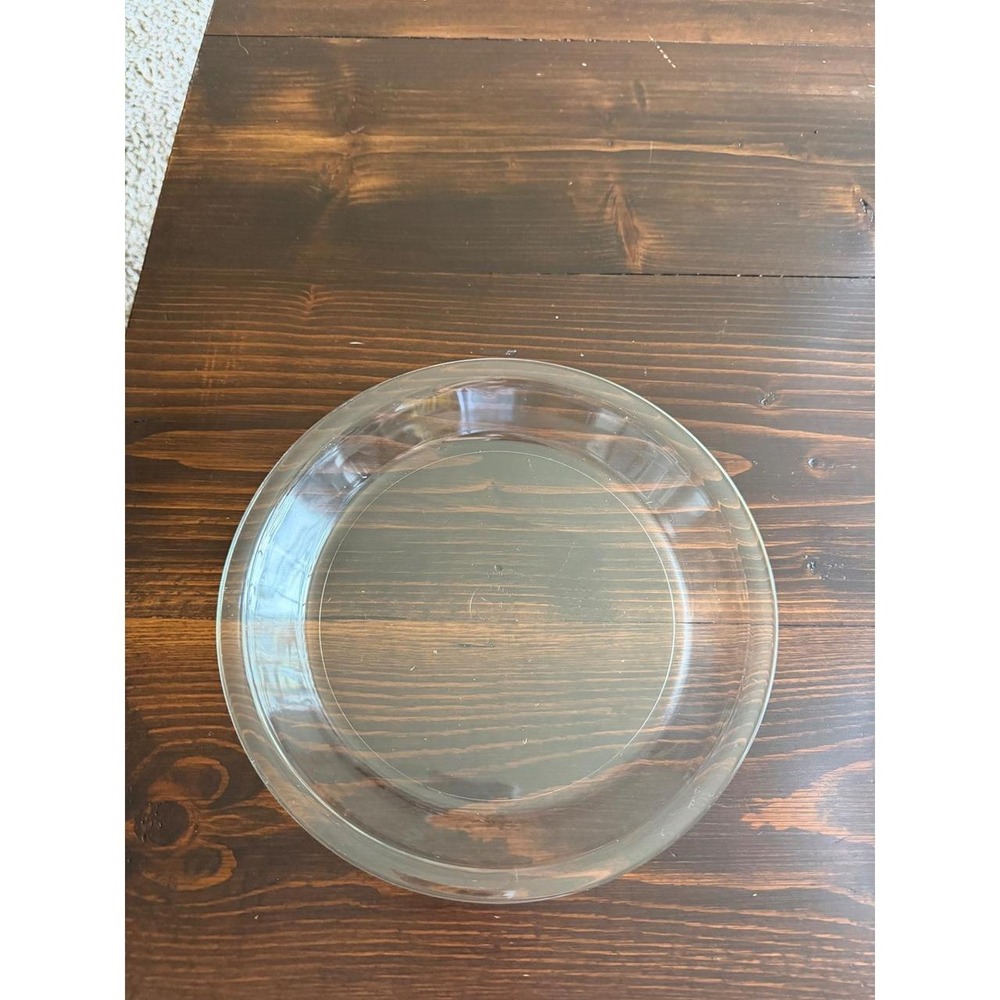 Vintage Pyrex 209 Clear Glass 9 Inch Round Pie Plate Baking Dish